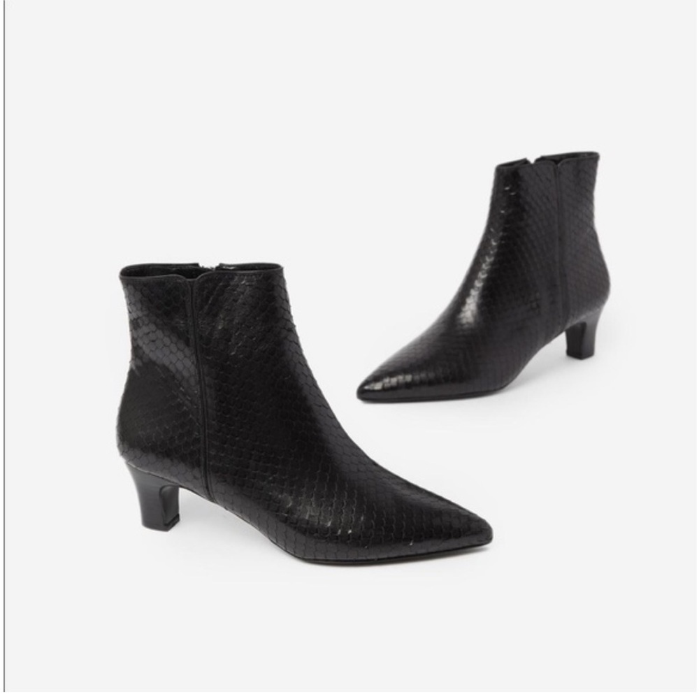 The Kooples Python Embossed Leather Boots - image 1